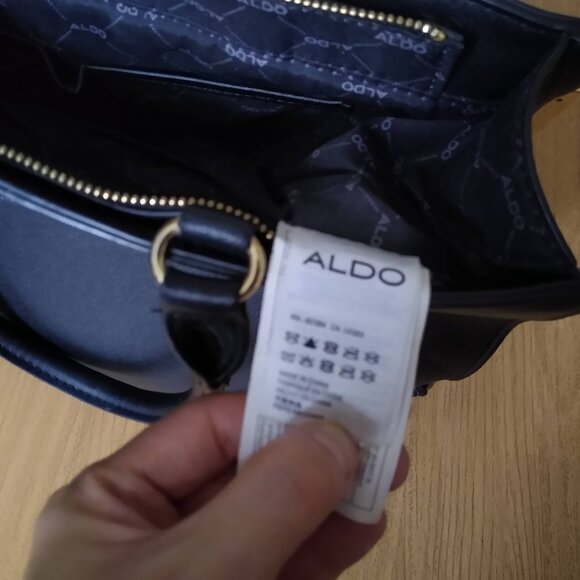 Aldo Black Handle bag Shoulder bag with Lock Decoration - Picture 16 of 16